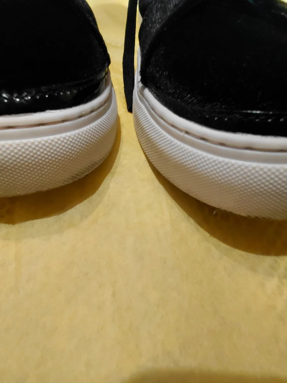 Mix No. 6 Black Velvet Lace-Up Women's Sneakers